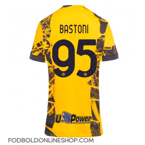 Inter Milan Alessandro Bastoni #95 Tredjetrøje Dame 2024-25 Kortærmet